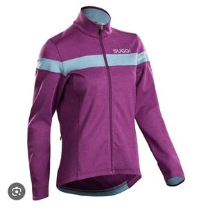 SUGOI Full-Zip Women's Cycling Jacket Long Sleeve Club Jersey Size XL